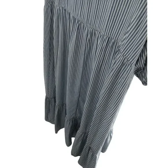 Old Navy Womens Size 4X Striped All Day Maxi Swing Boho Cottagecore Dress Plus - Picture 11 of 12
